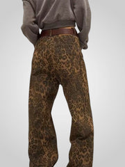 Leoni – Jeans für Damen mit Leopardenmuster – Ansicht 4