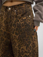 Leoni – Jeans für Damen mit Leopardenmuster – Ansicht 3