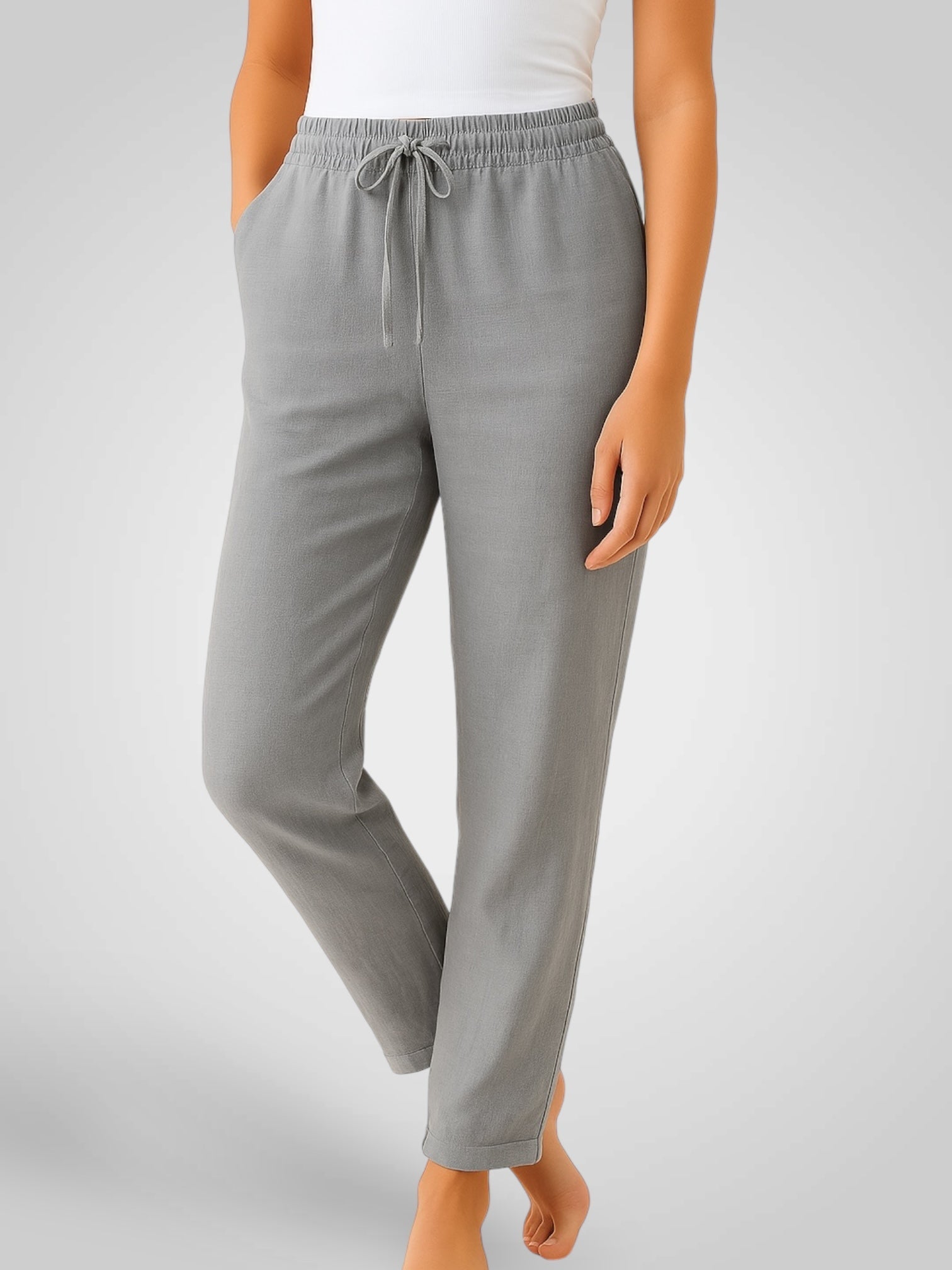 Linea – Leinenhose für Damen – Ansicht 2