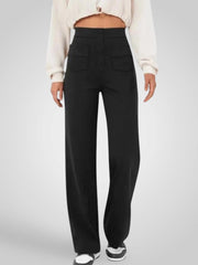Alvia – Lässige High-Waist-Hose für Damen – Ansicht 5