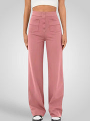 Alvia – Lässige High-Waist-Hose für Damen
