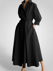 Ella – Maxikleid für Damen mit Knöpfen – Ansicht 3