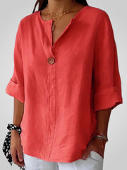 Sabrine – Bequeme Bluse für Damen mit V-Ausschnitt – Ansicht 5