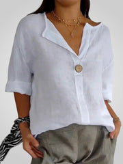 Sabrine – Bequeme Bluse für Damen mit V-Ausschnitt – Ansicht 2