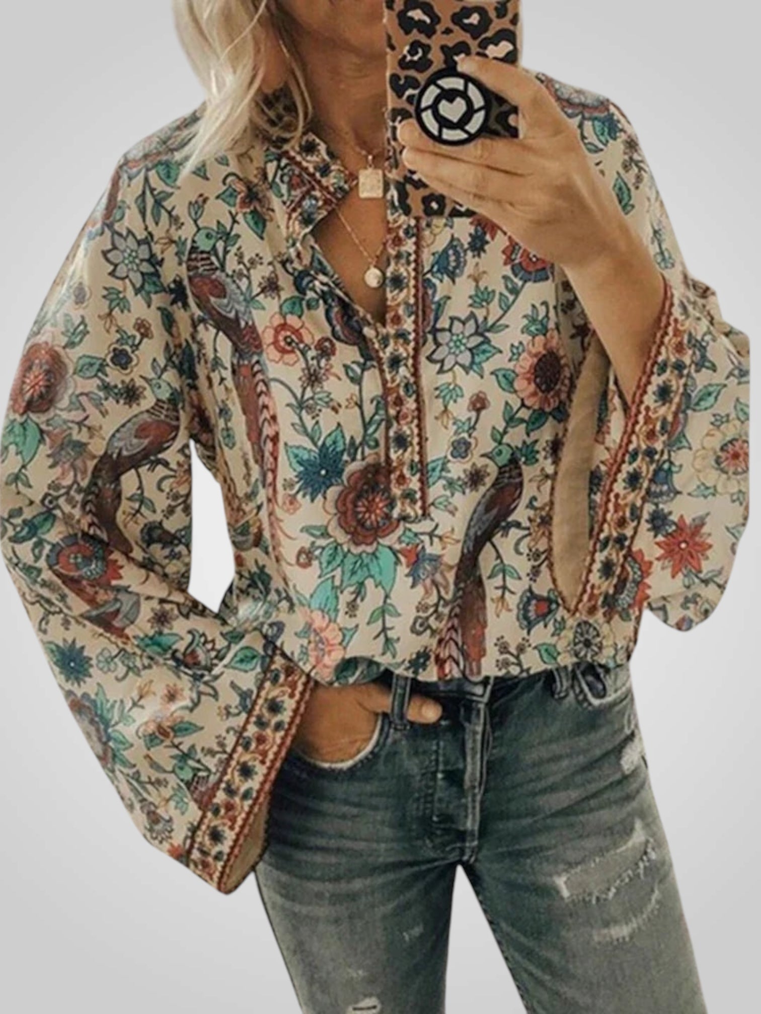 Naomi – Elegante luftige Bluse für Damen