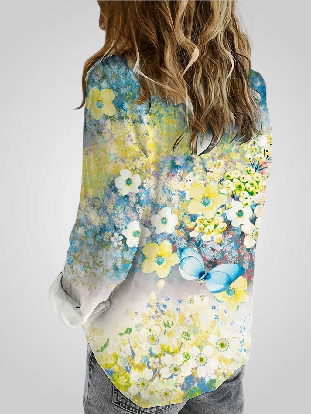 Rosalia | Boho-Bluse mit Blumenmuster