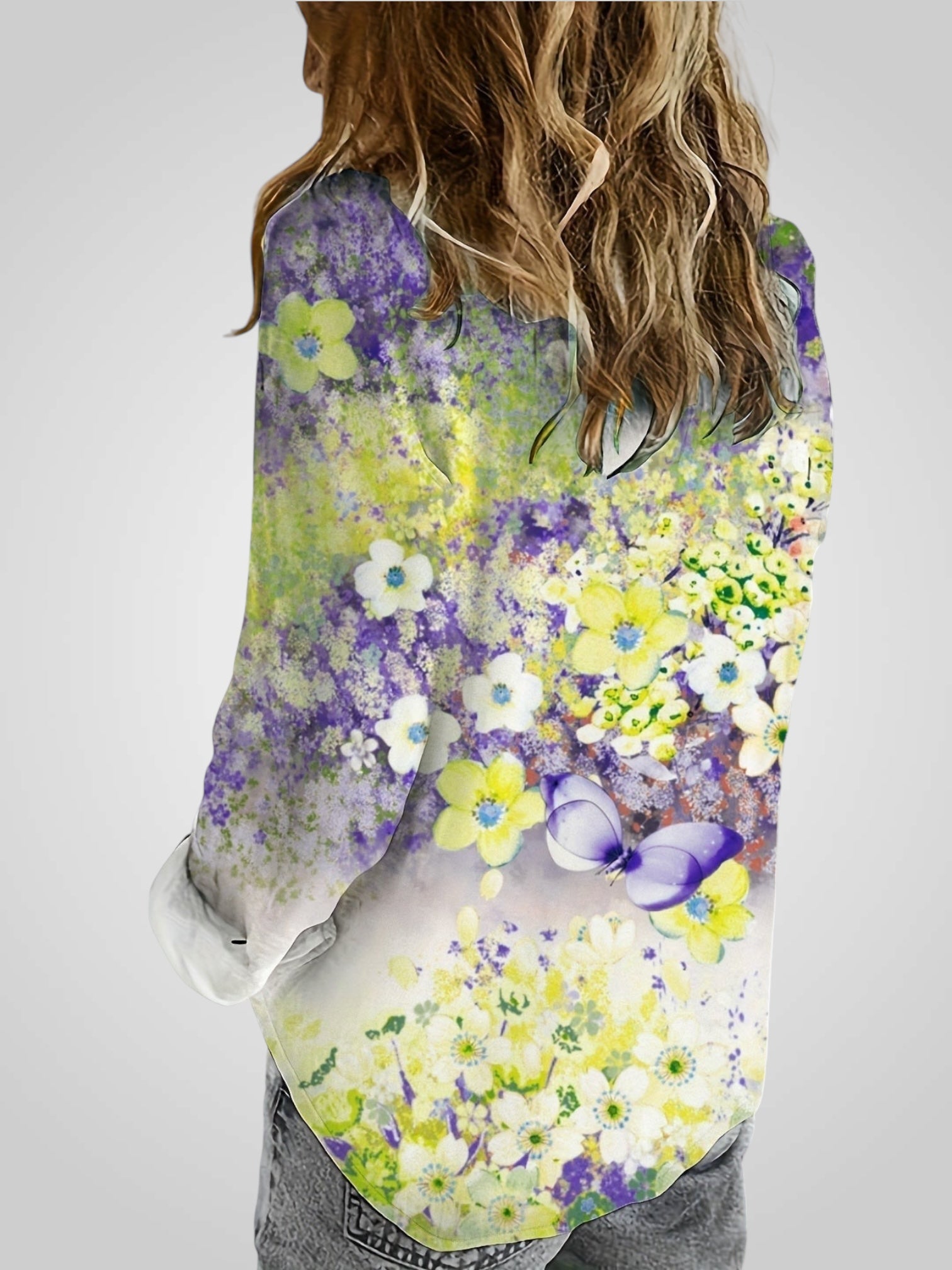 Rosalia – Florale Boho-Bluse für Damen – Ansicht 9