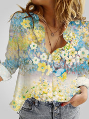 Rosalia – Florale Boho-Bluse für Damen – Ansicht 5