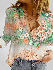 Rosalia – Florale Boho-Bluse für Damen – Ansicht 3