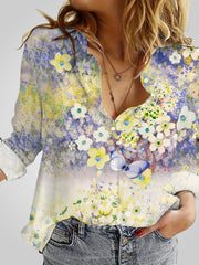 Rosalia – Florale Boho-Bluse für Damen – Ansicht 4