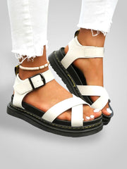Hera – Bequeme Plateausandalen für Damen mit verstellbaren Riemen – Ansicht 3