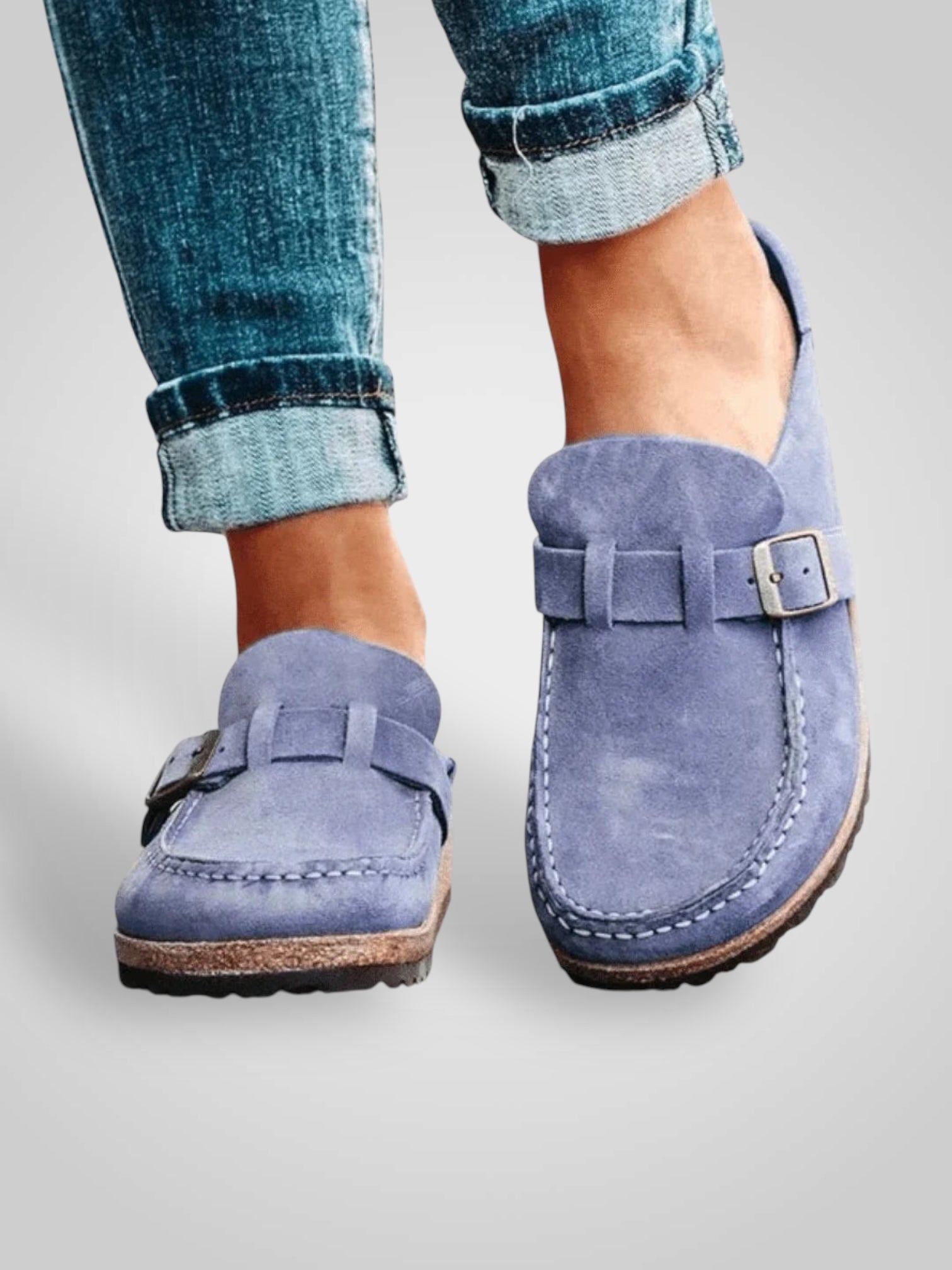 Milo – Bequeme Sandalen für Damen aus PU-Leder – Ansicht 9