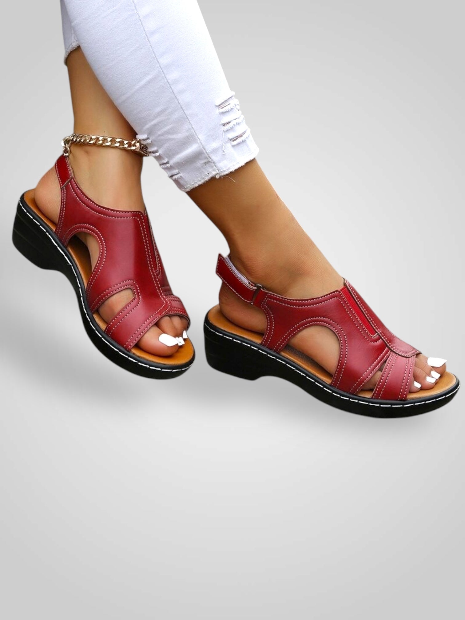 Azura – Orthopädische Plateausandalen für Damen – Ansicht 7