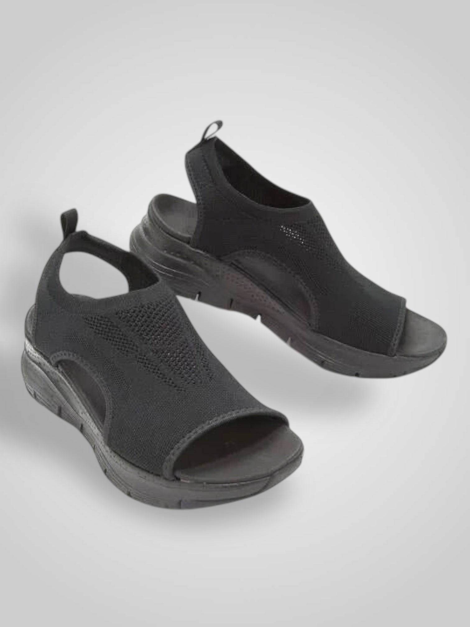 Sherpa – Bequeme Sandalen für Damen mit Memory-Foam-Fußbett – Ansicht 4