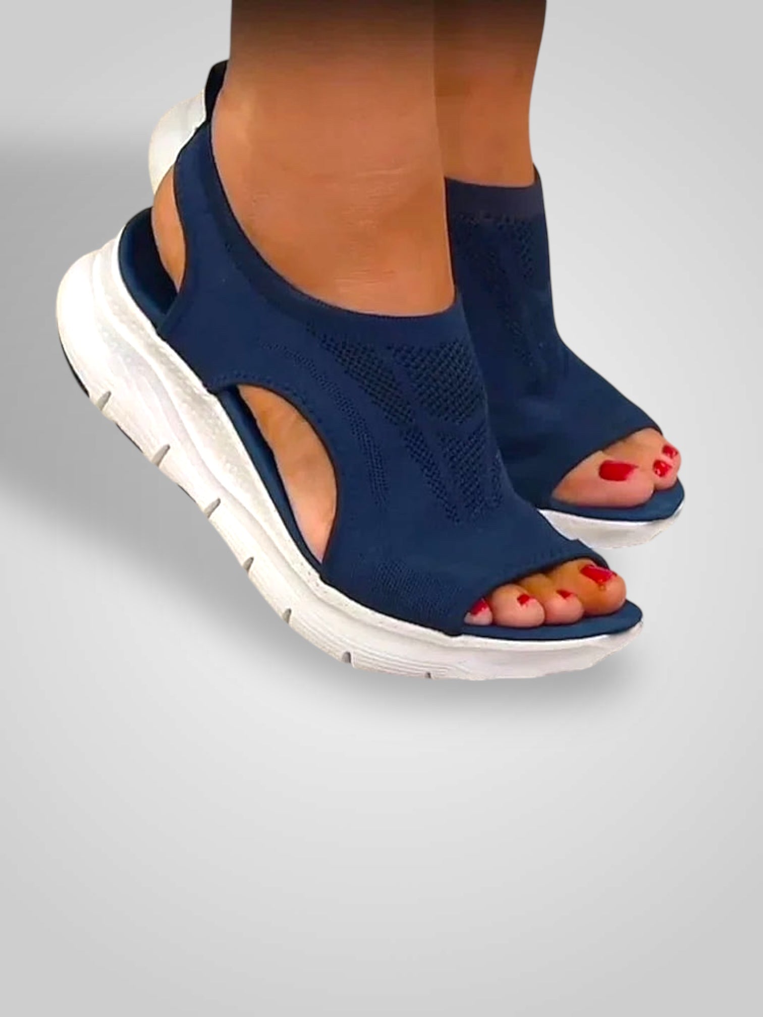 Sherpa – Bequeme Sandalen für Damen mit Memory-Foam-Fußbett