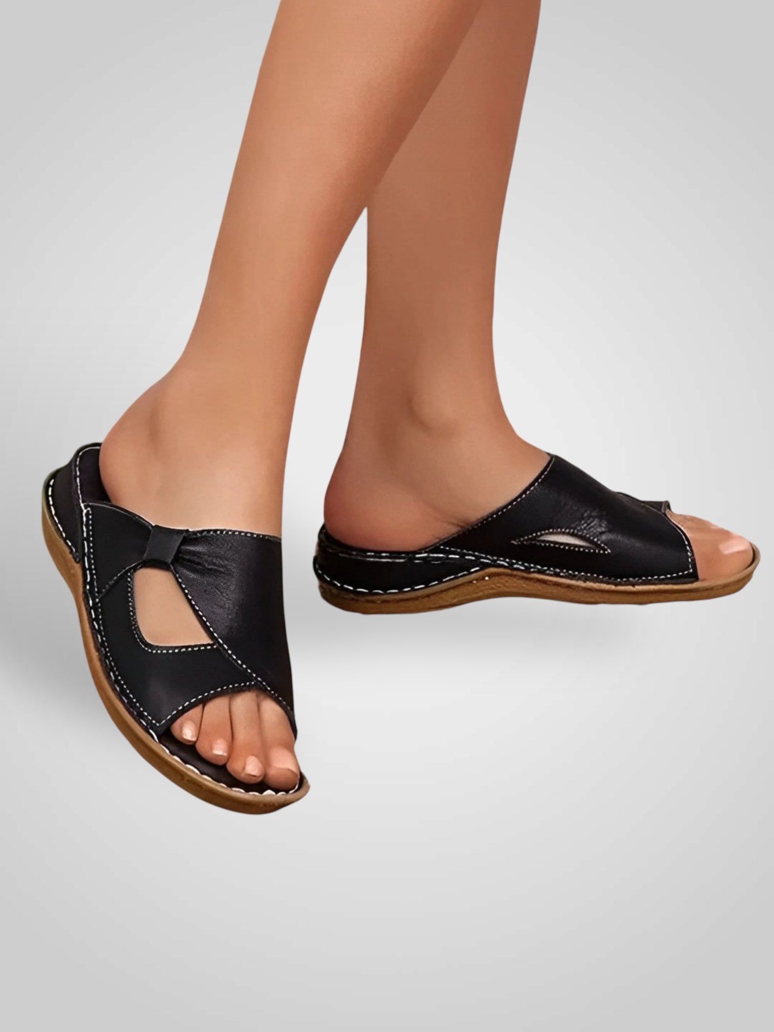 Clara – Orthopädische Sandalen für Damen mit Gel-Fußbett – Ansicht 2