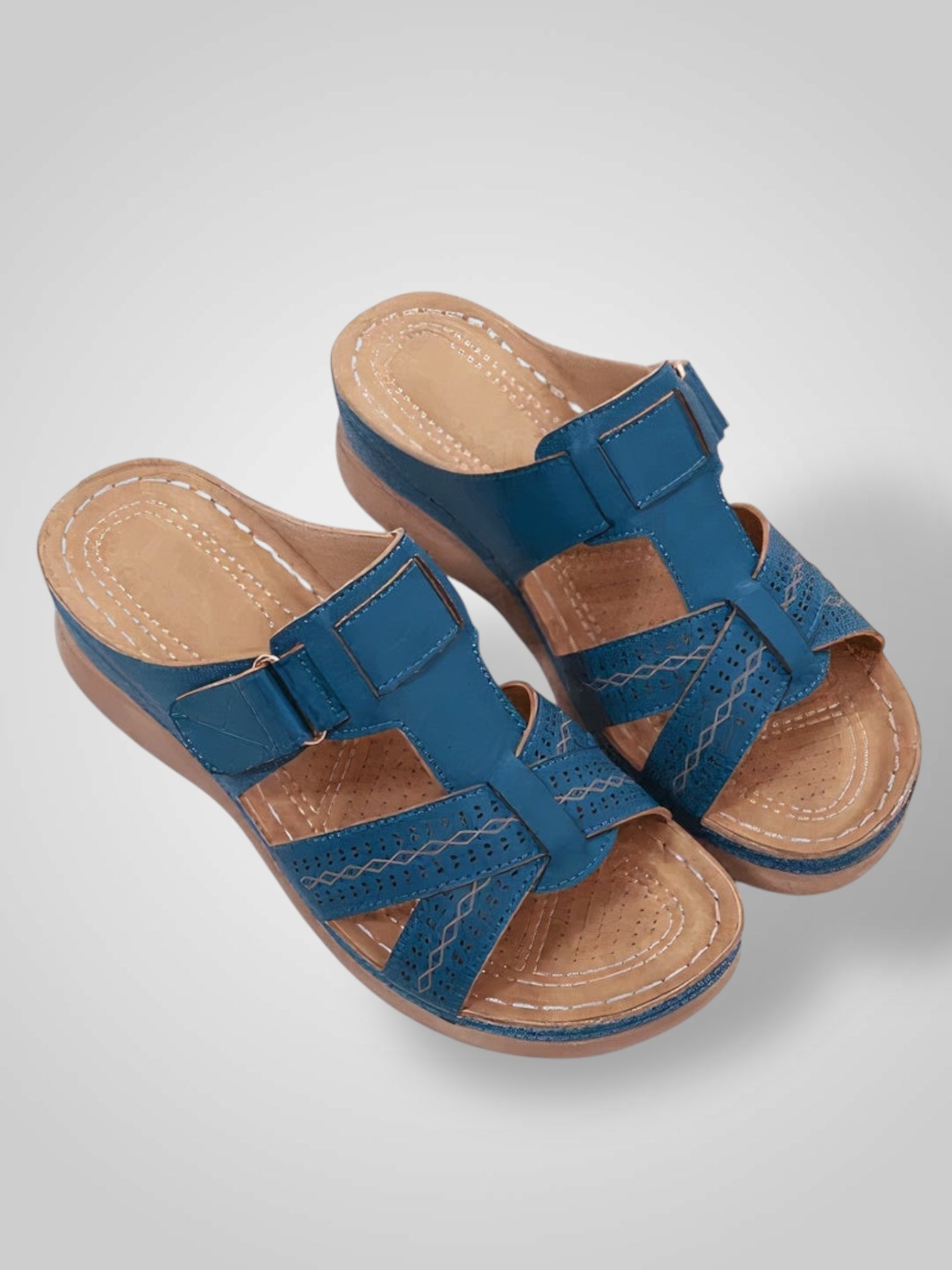 Omna – Orthopädische Ledersandalen für Damen – Ansicht 10