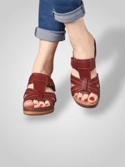 Omna – Orthopädische Ledersandalen für Damen