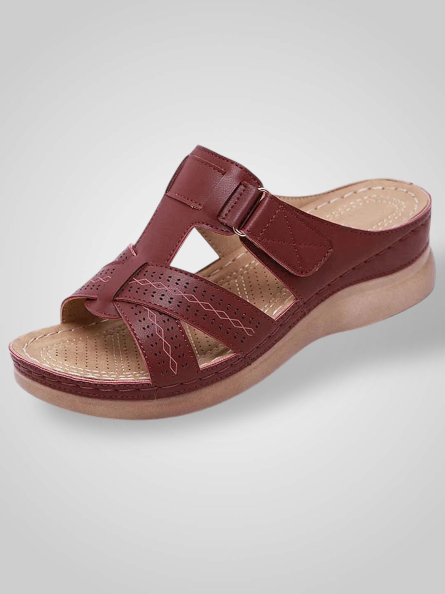 Omna – Orthopädische Ledersandalen für Damen – Ansicht 2