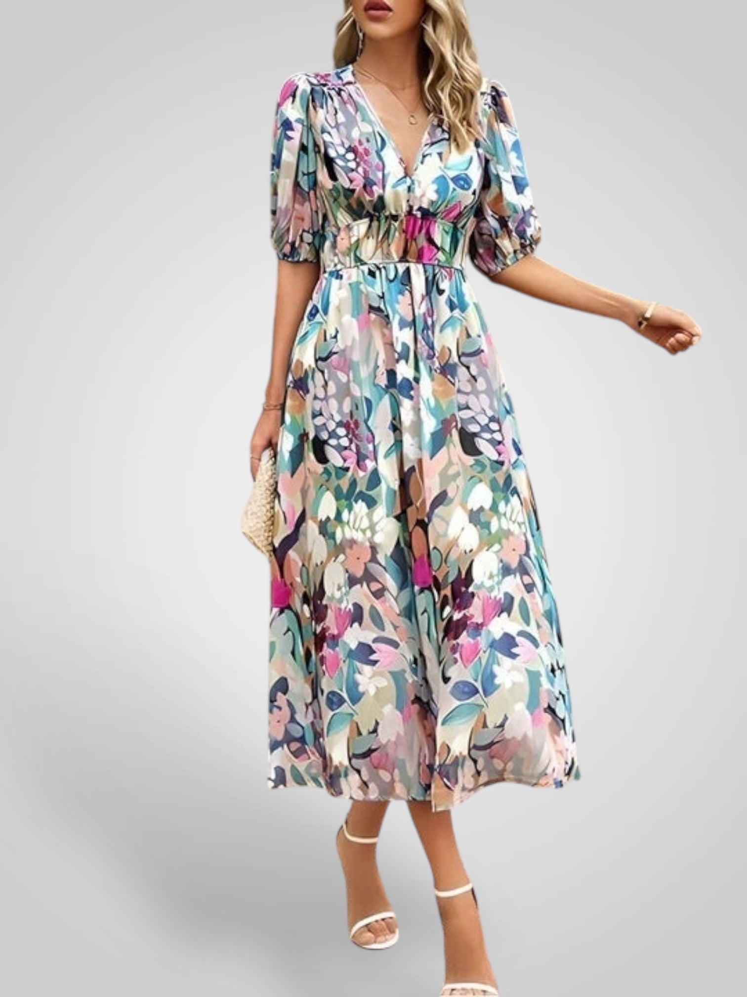 Nami – Florales Damenkleid – Ansicht 8