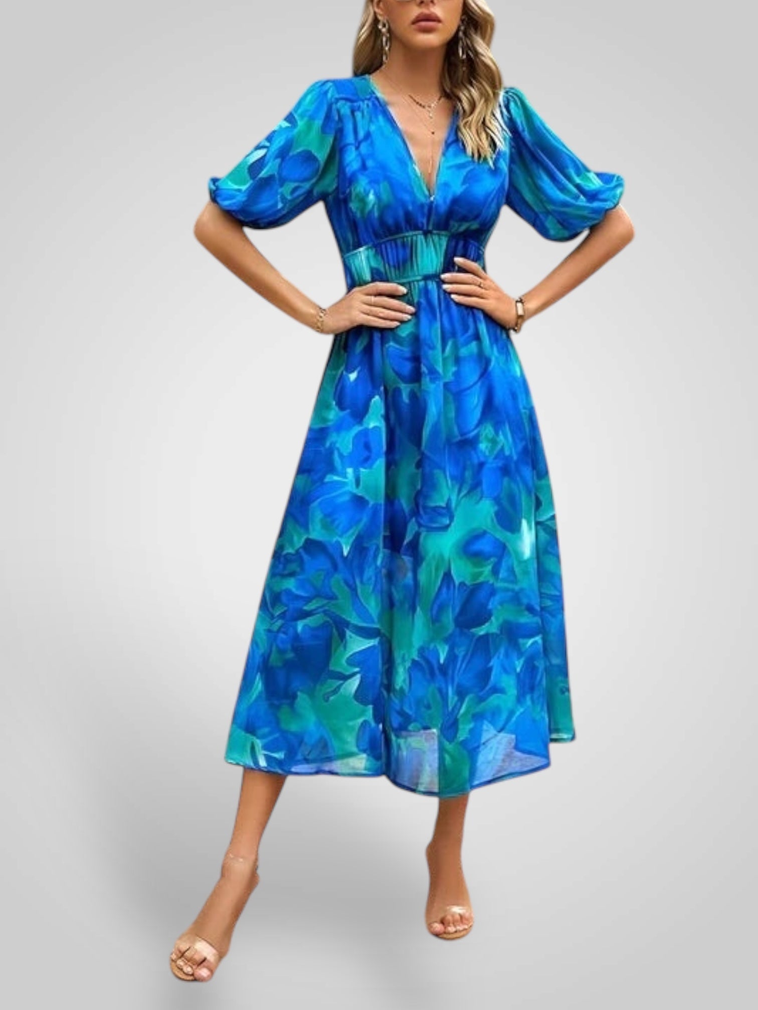 Nami – Florales Damenkleid