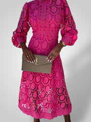 Patricia – Schlichtes Damenkleid mit Spitze
