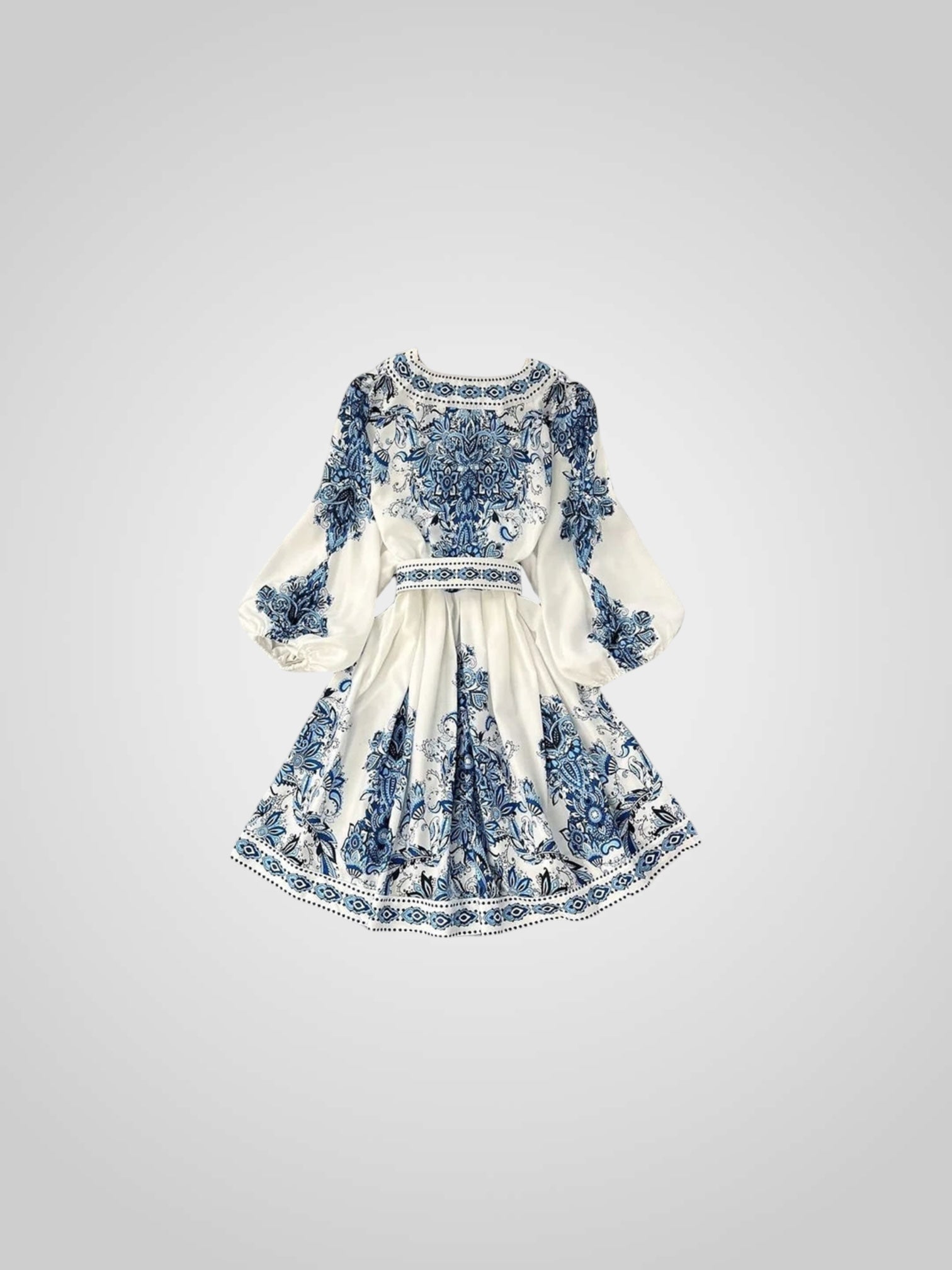 Mason – Florales Boho-Sommerkleid für Damen mit Gürtel – Ansicht 3