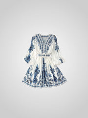 Mason – Florales Boho-Sommerkleid für Damen mit Gürtel – Ansicht 2