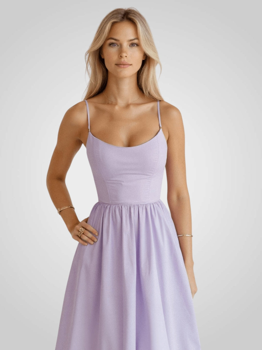 Alexa | Damen-Midikleid