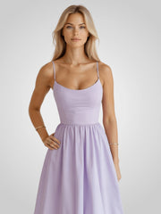 Alexa – Midikleid für Damen mit dünnen Trägern – Ansicht 4