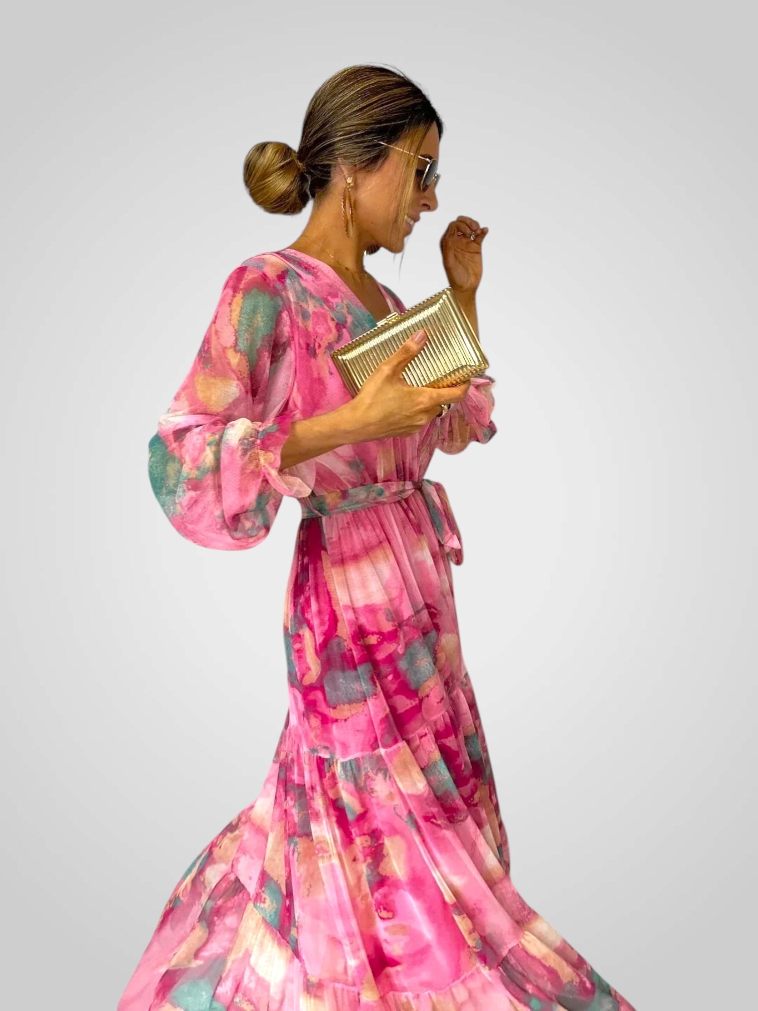 Vera – Langärmeliges Sommerkleid für Damen – Ansicht 4