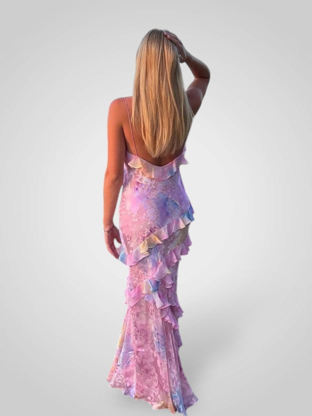 Estella | Maxikleid mit Rüschen