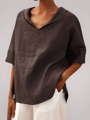 Mia – Lässige locker geschnittene Bluse für Damen – Ansicht 5