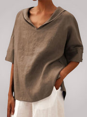 Mia – Lässige locker geschnittene Bluse für Damen – Ansicht 4