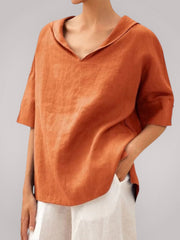 Mia – Lässige locker geschnittene Bluse für Damen – Ansicht 3