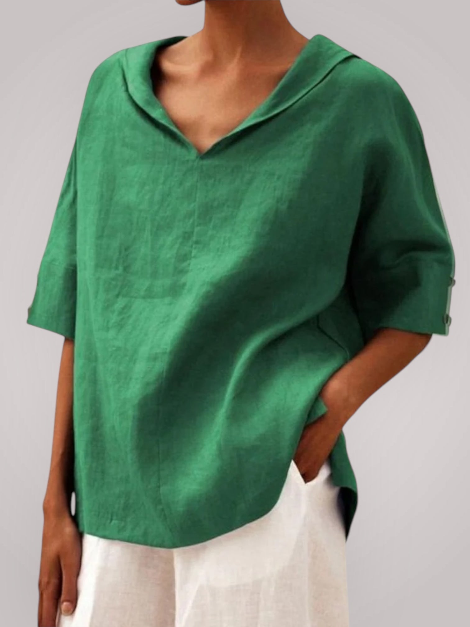 Mia – Lässige locker geschnittene Bluse für Damen