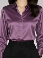 Damen-Satinbluse Elvir – Ansicht 2