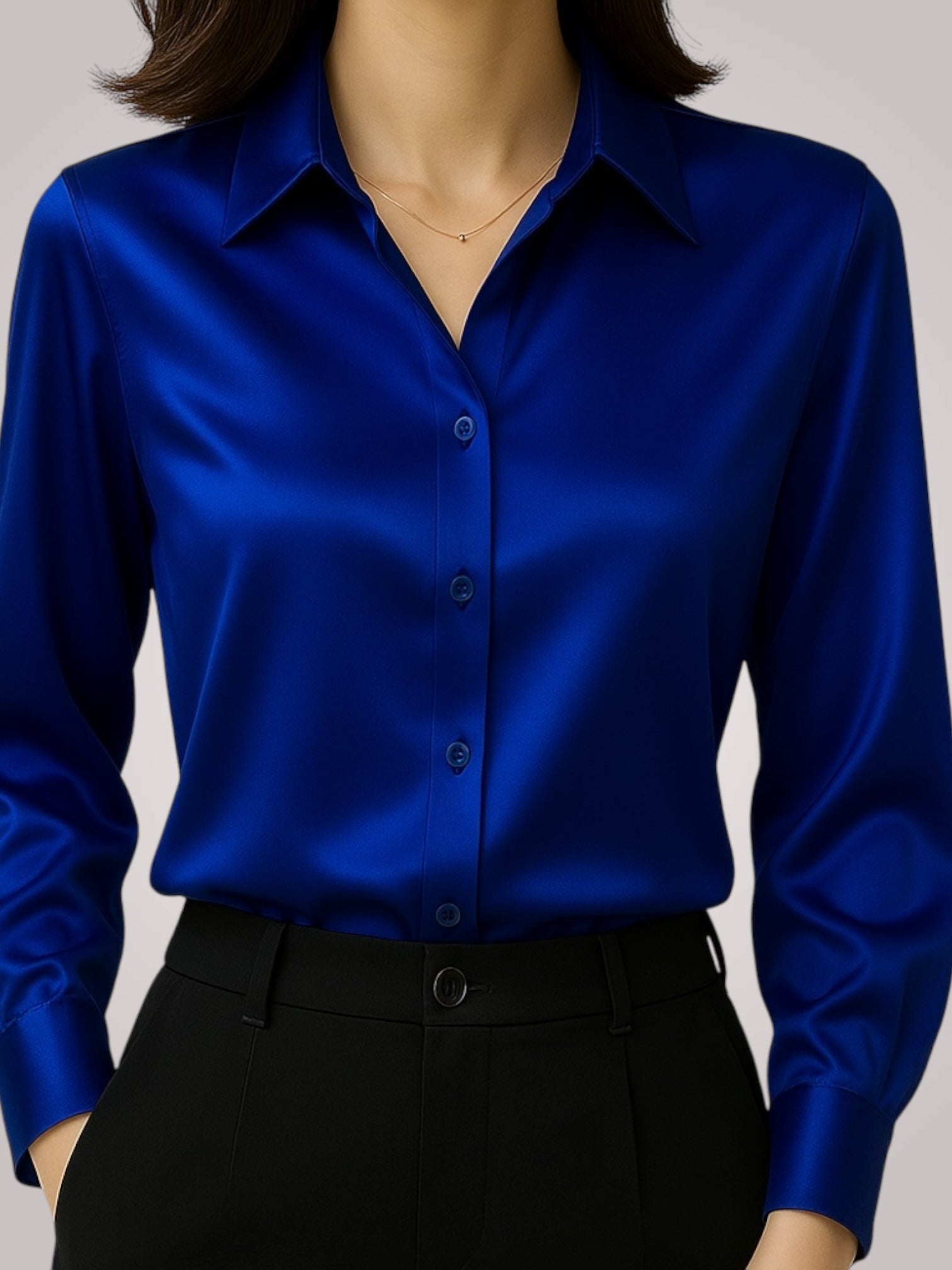 Damen-Satinbluse Elvir – Ansicht 3