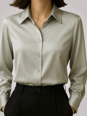 Damen-Satinbluse Elvir – Ansicht 4
