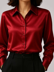 Damen-Satinbluse Elvir – Ansicht 5