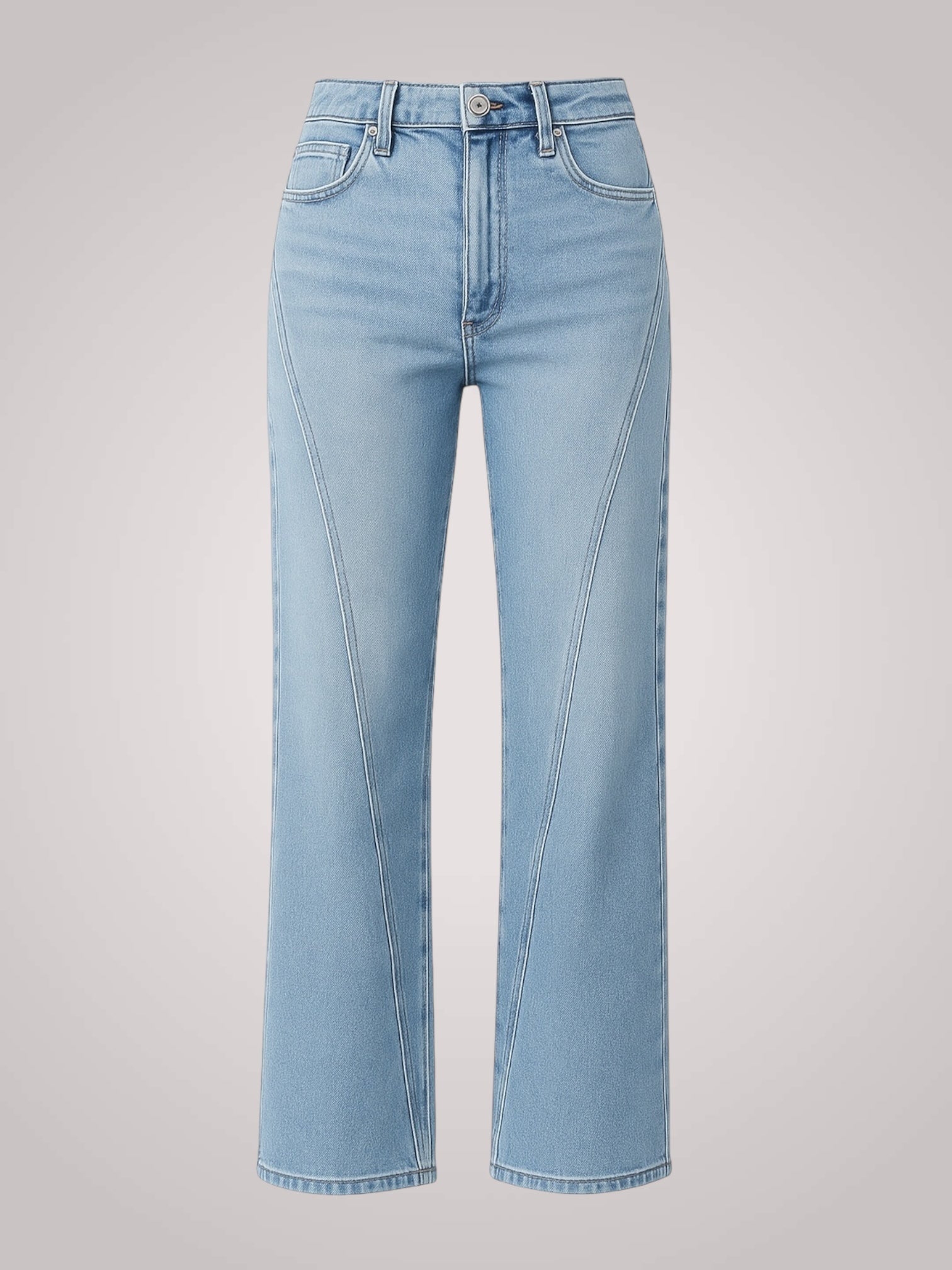 Lova – Weite Mid-Rise-Jeans für Damen – Ansicht 7