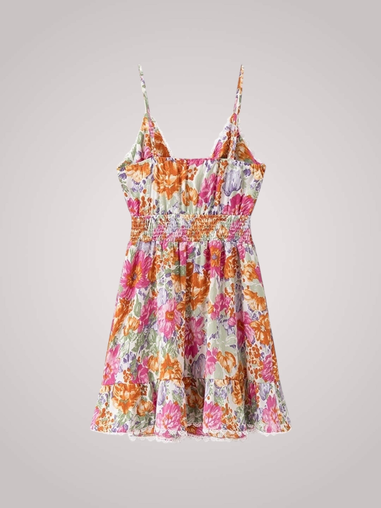 Rosie – Kurzes florales Damenkleid – Ansicht 7