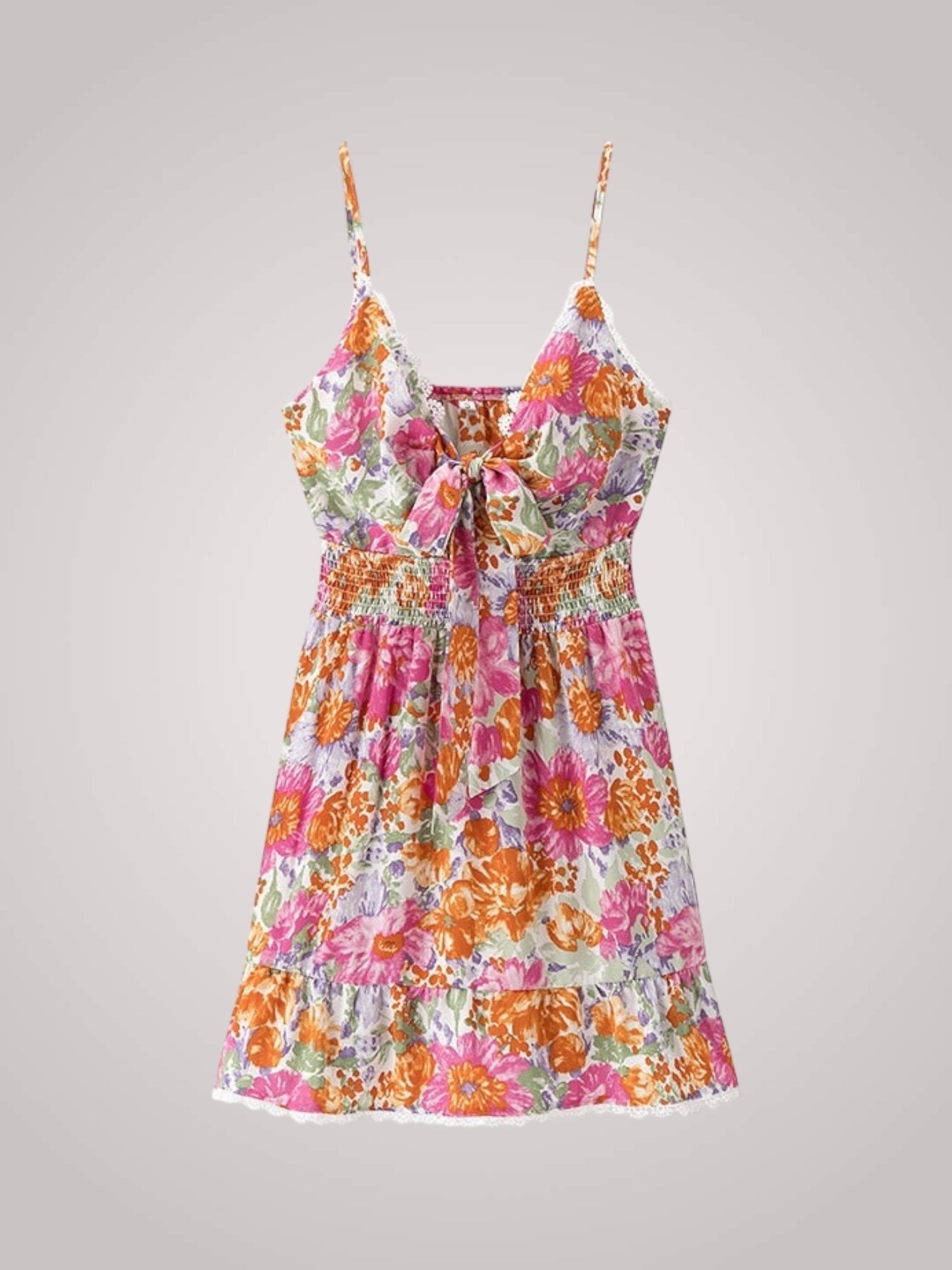 Rosie – Kurzes florales Damenkleid – Ansicht 5