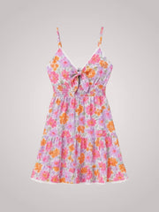 Rosie – Kurzes florales Damenkleid – Ansicht 4