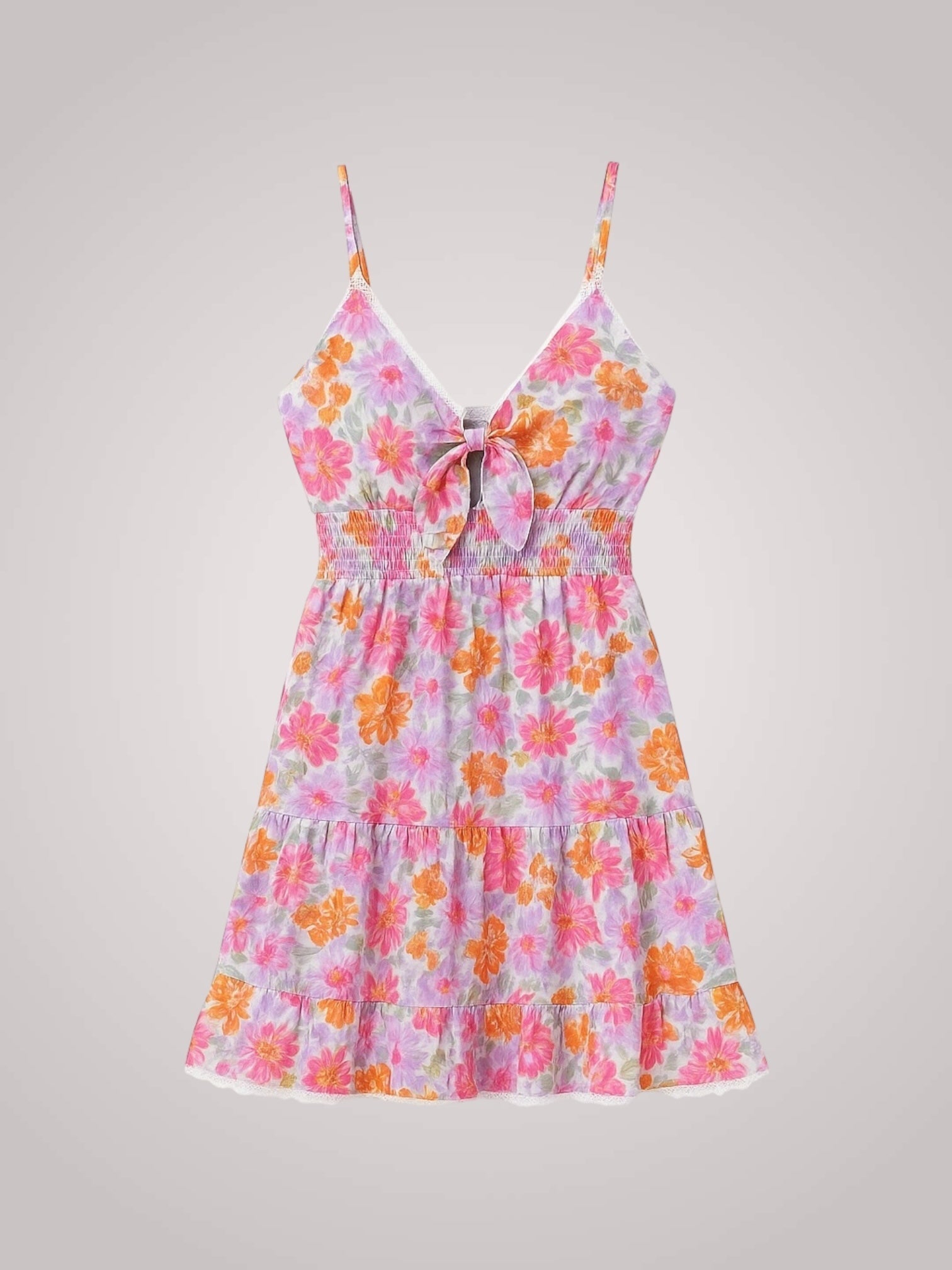 Rosie – Kurzes florales Damenkleid – Ansicht 4