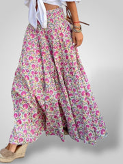 Lily – Boho-Maxirock für Damen mit Muster – Ansicht 3