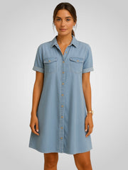 Claire – Jeanskleid für Damen in EasyFit-Passform