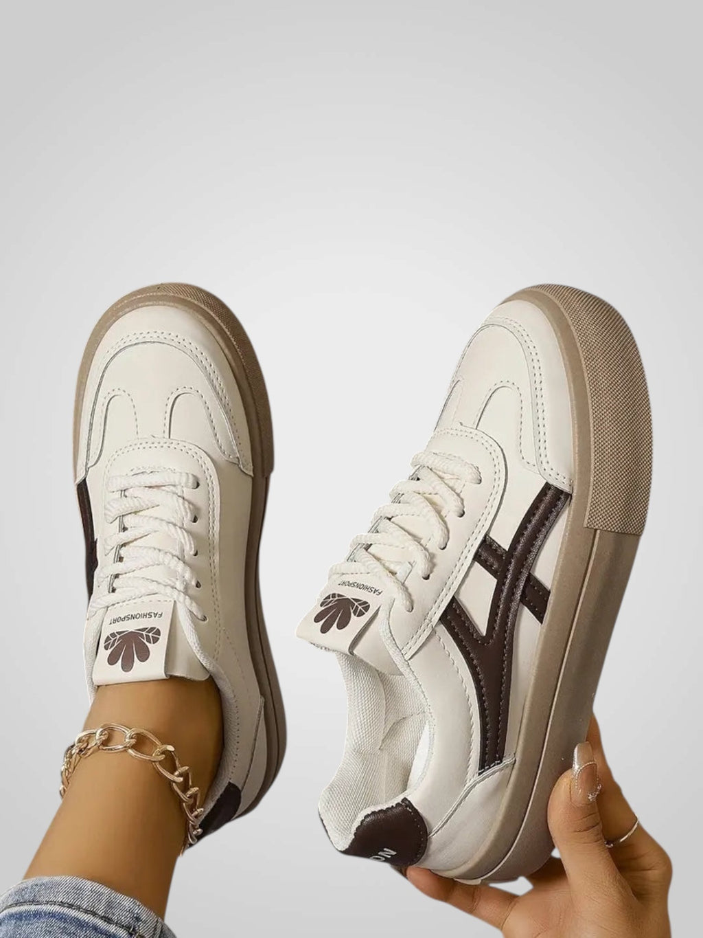 Lucy | Bequeme Damen-Sportschuhe mit dicken Sohlen
