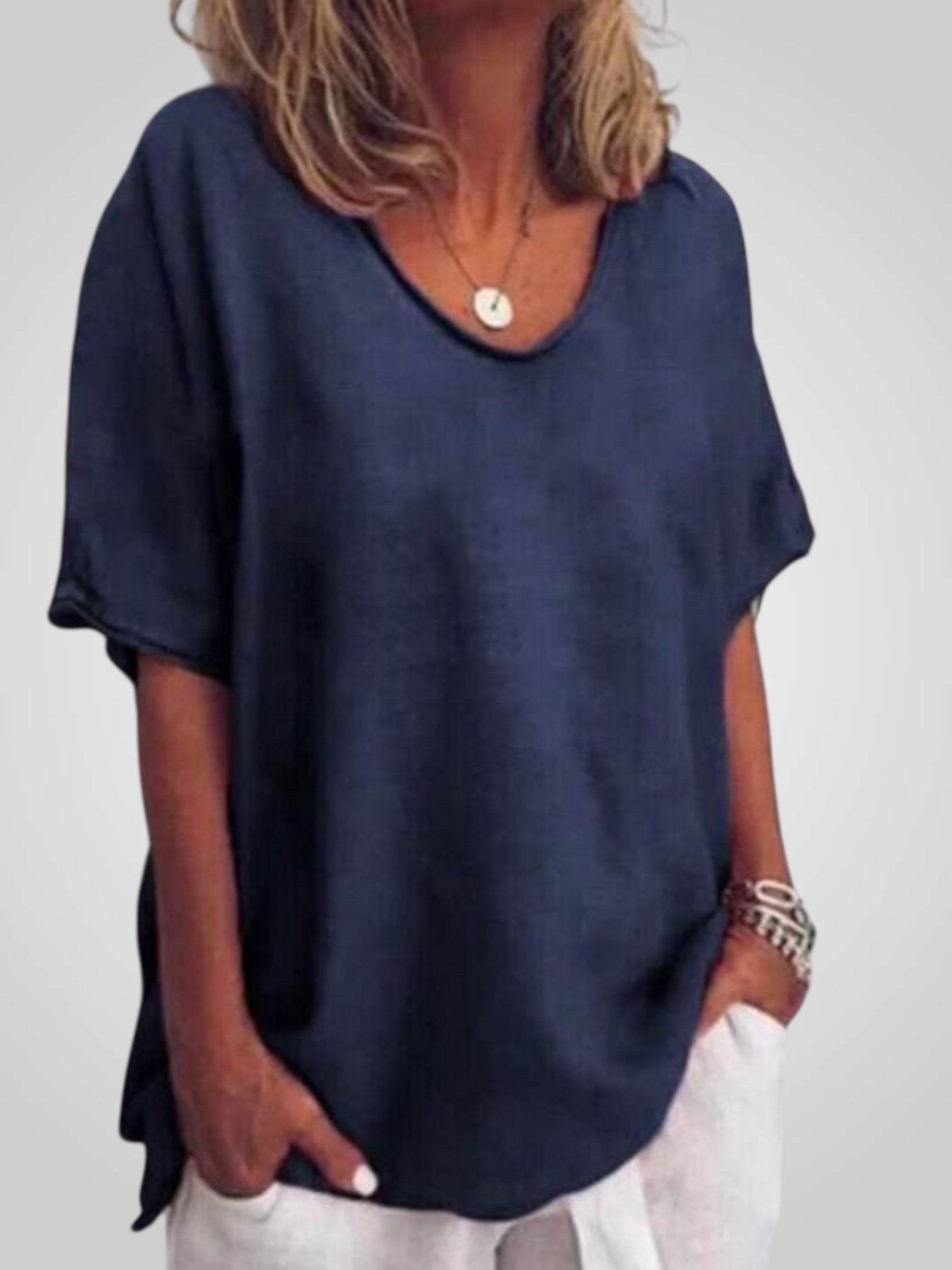 Maureen – Bequeme locker geschnittene Bluse für Damen