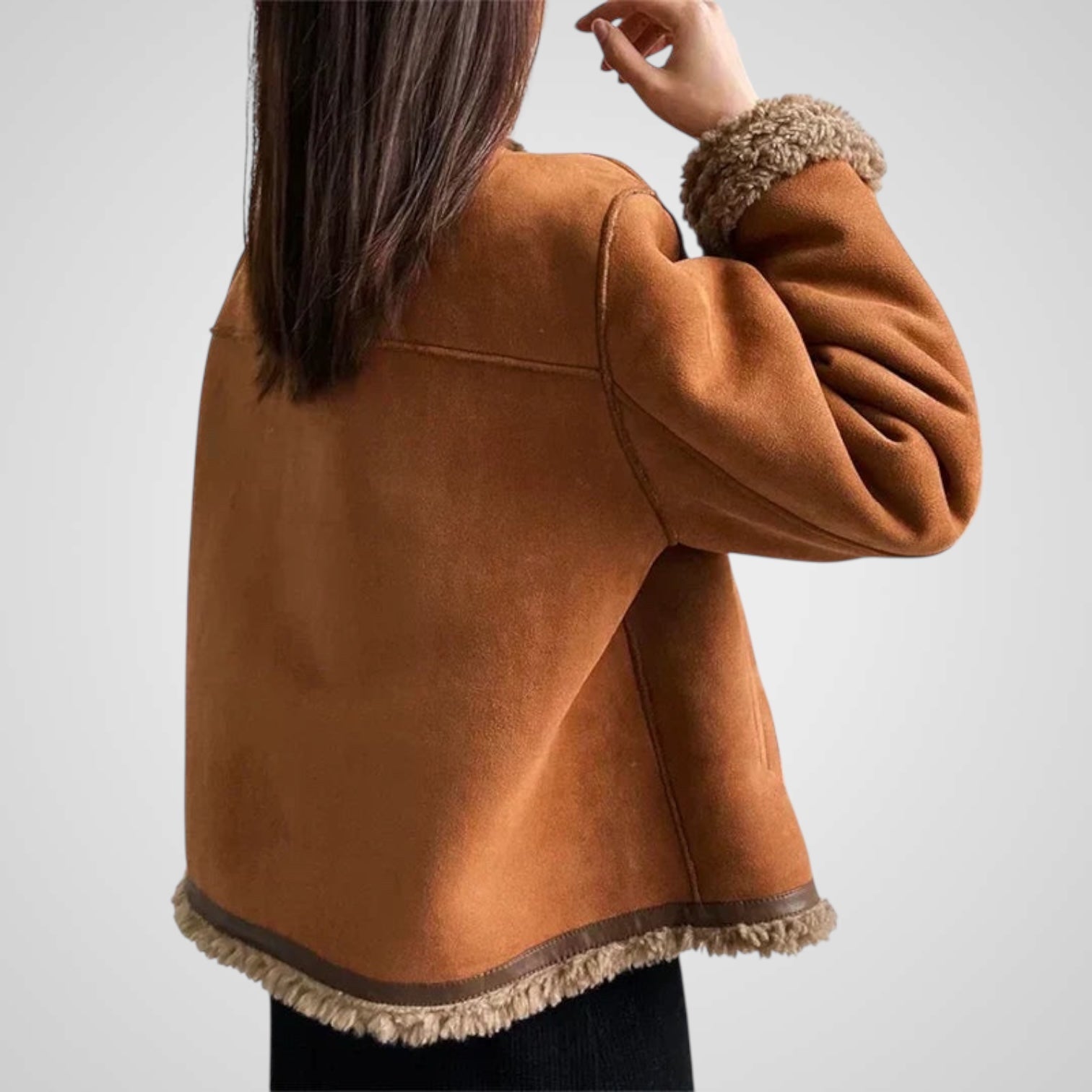 Imer Shearling-Jacke – Ansicht 4